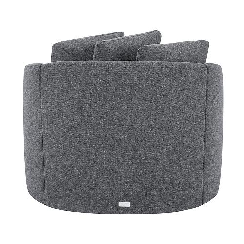 Beautiful Drew Chair by Drew Barrymore Charcoal Boucle