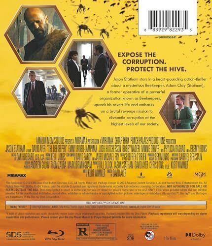 Beekeeper The Blu-ray