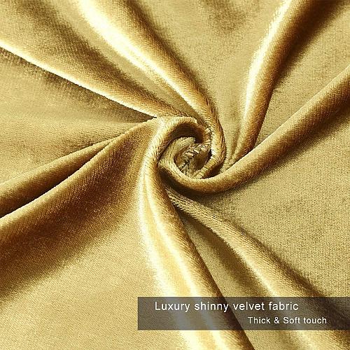 GIGIZAZA Gold Velvet Decorative Throw Pillow Covers18x18 Pillow Covers for Co...