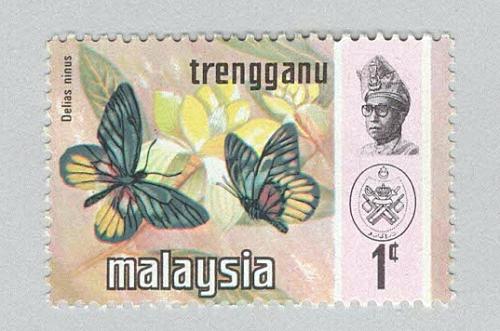 Malaysia Trengganu 96 Butterflies MNH 1 (BP97218)
