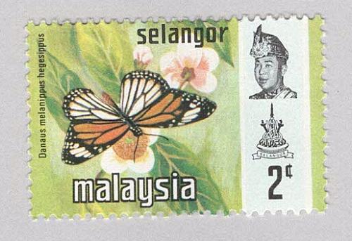 Malaysia Selangor 129 Butterfly MNH (BP96511)