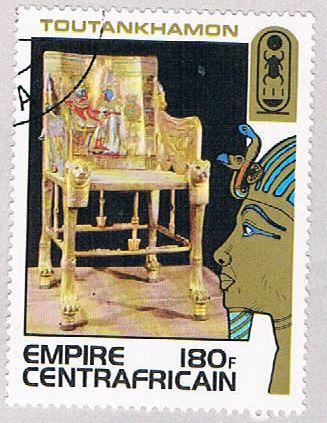 Central Africa 365 Used Gold Throne 1 1975 (BP48201)
