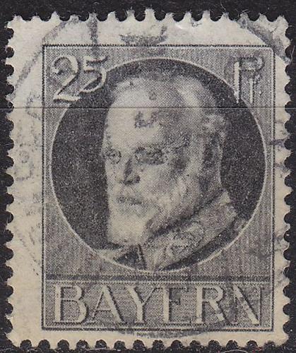 GERMANY Bayern Bavaria [1916] MiNr 0098 II A ( O/used )
