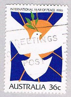 Australia 1004 Used Peace Year 1986 (BP55820)