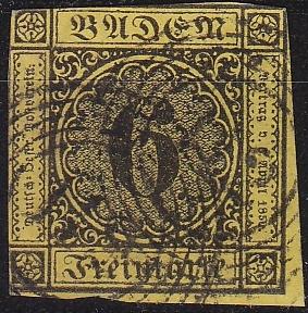 GERMANY Baden [1851] MiNr 0007 ( O/used ) [04]