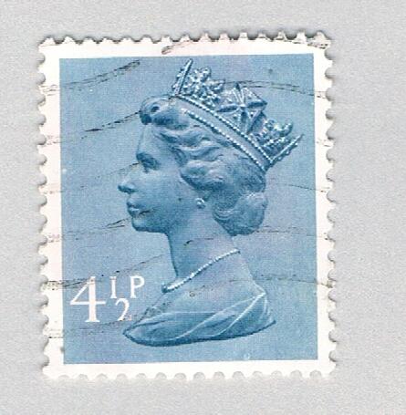 Great Britain QEII lt blue 4.5p 1 (AP137226)