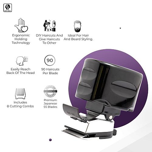 Skull Shaver Beast Clipper Duo Ultimate Home Haircut & Grooming Kit for Men/...