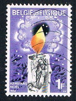 Belgium 712 Used Christmas Candle (BP16321)