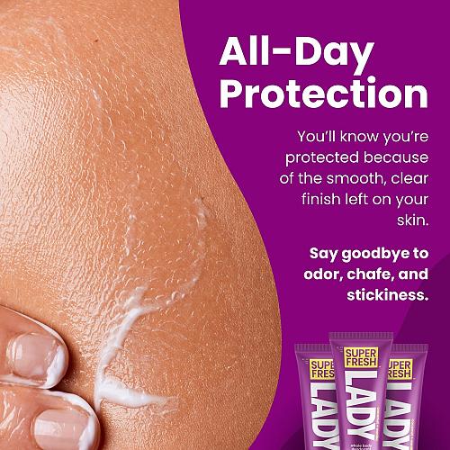 Lady Parts Whole Body Deodorant Lotion for Women - INVISIBLE CREAM for Privat...