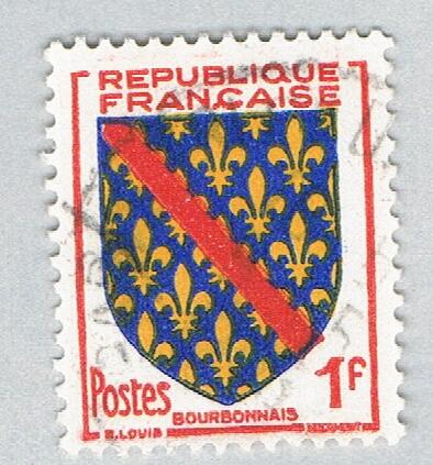 France 736 Used Bourbannaise 1954 (BP58033)