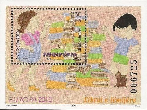 Albania 2010/2011. EUROPE CEPT EUROPA 2010 (Children&rsquo;s Books). Block MNH