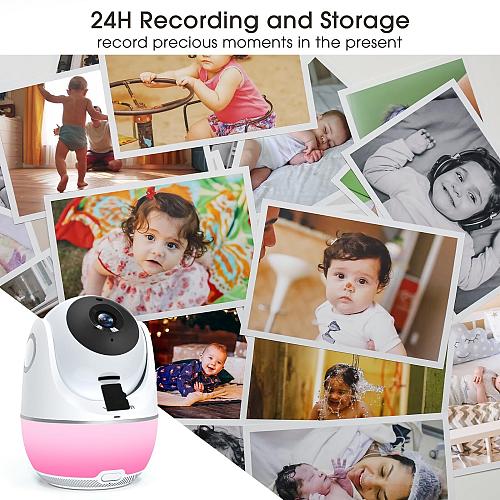 Video Baby Monitor with Camera and Audio 1080P Baby Monitor No WiFi5.3" Scree...