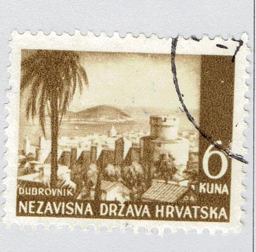 Croatia 40 Oubrovnik 1941 Used (BP92201)