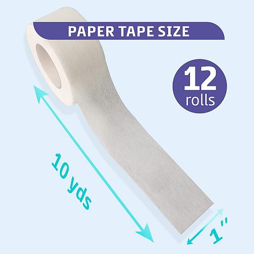 Conkote Soft Paper Surgical Tape 1" x 10 Yards Gentle Adhesion and Hypoallerg...