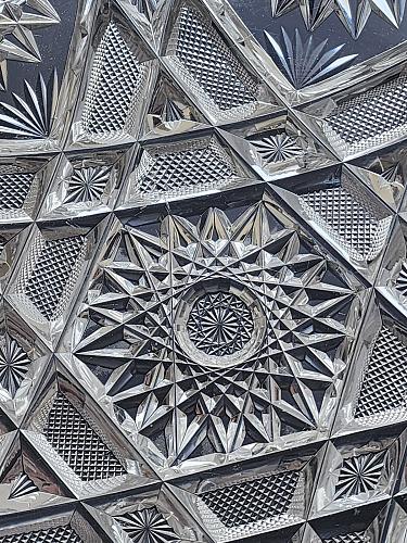 ABP cut glass bowl American brilliant blown blank A1925