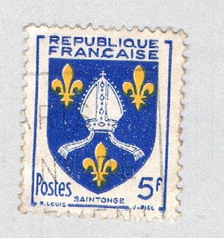 France 739 Used Arms of Saintonge 1954 (BP69014)