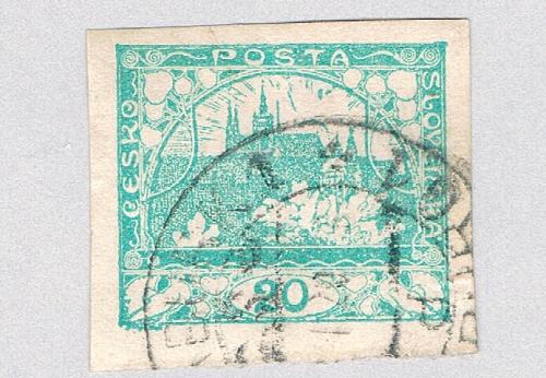 Czechoslovakia 4 Used Hradcany 1918 (BP86418)