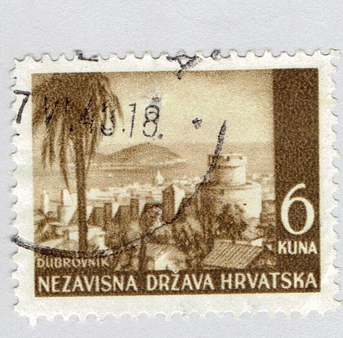 Croatia 40 Oubrovnik 1941 Used (BP92205)