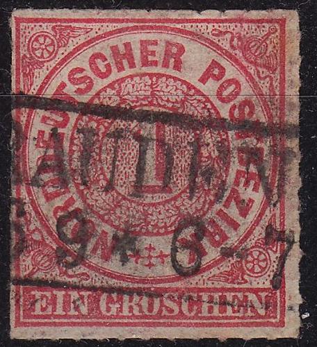 GERMANY Norddeutsch [1868] MiNr 0004 ( O/used ) [05]