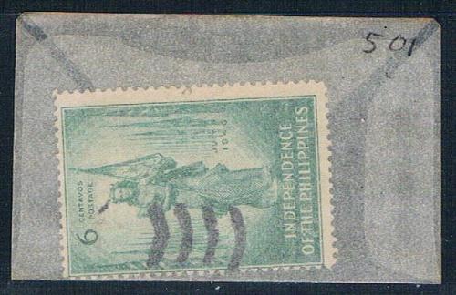 Philippines 501 Used Girl Flag 1946 (P0171)