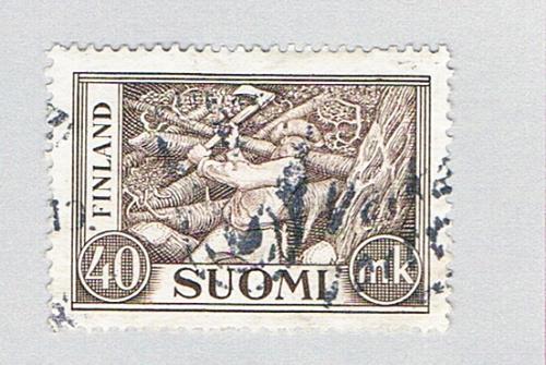 Finland 305 Used Wood Cutter 1952 (BP74208)