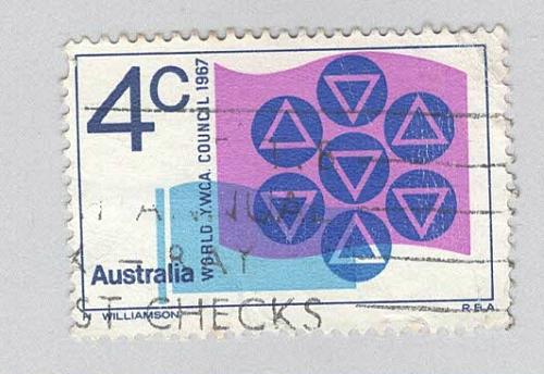 Australia Used YWCA Violet 4 (BP90415)