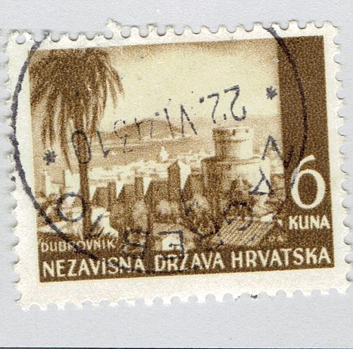 Croatia 40 Oubrovnik 1941 Used (BP92203)