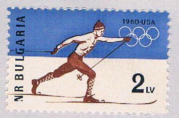 Bulgaria 1094 Unused Skier 1960 CV 1.25 (BP50327)