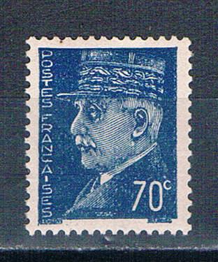 France 433 Unused Marshal Petain 1941 (F0187)+