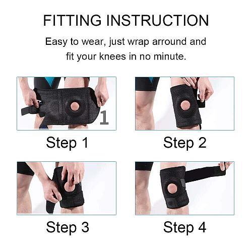 QiShi Knee Brace Support - Relieves ACL LCL MCL Meniscus Tear Arthritis Tendo...