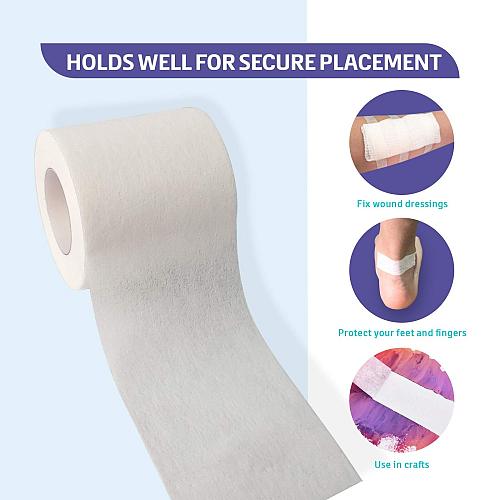 Conkote Soft Paper Surgical Tape 1" x 10 Yards Gentle Adhesion and Hypoallerg...