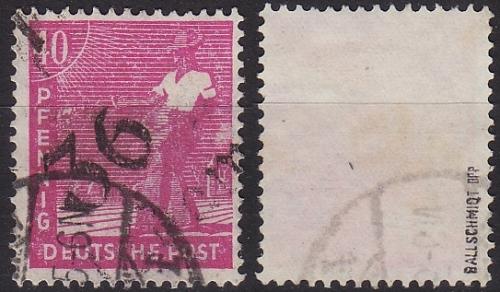 GERMANY Alliiert SBZ [Allgemein] MiNr 0177 VII ( O/used ) [01] gepr&uuml;ft