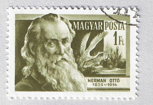 Hungary Used Herman Otto green 1 (BP87610)