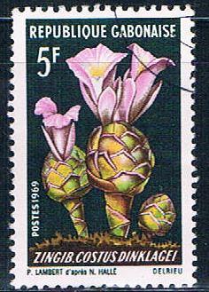 Gabon 246 Used African plant ur 1969 (G0322)+