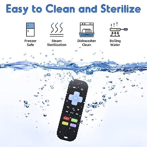 Teething Relief Teethers Toys for Babies 3-6 12 Months Gifts Silicone Remote ...