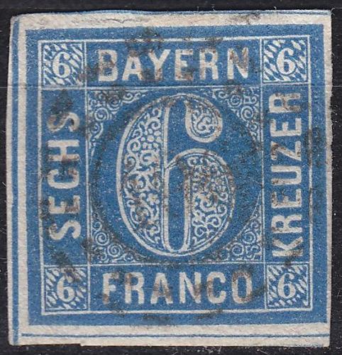 GERMANY Bayern Bavaria [1862] MiNr 0010 a ( O/used ) [04]