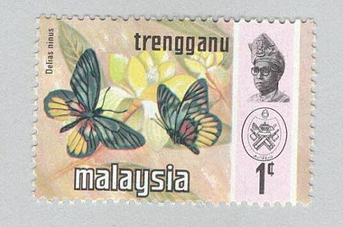 Malaysia Trengganu 96 Butterflies MNH 1 (BP97227)