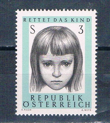 Austria 777 Unused Young Girl 1966 (A0524)+