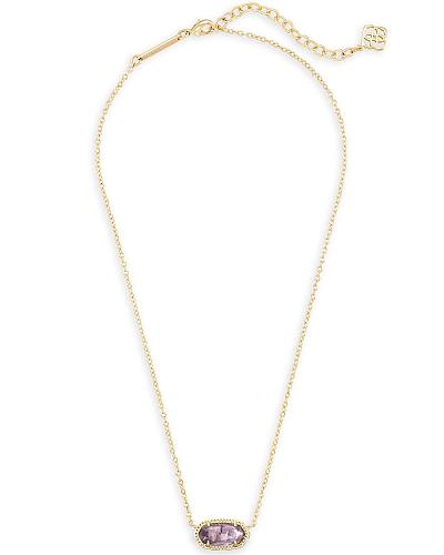 Kendra Scott Elisa Short Pendant Necklace for Women Dainty Fashion Jewelry 14...
