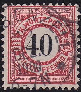 GERMANY W&uuml;rttemberg [1900] MiNr 0062 ( O/used ) [02]