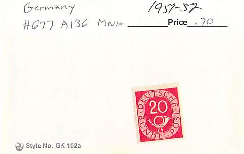 Germany 677 Unused CV 1.20 (SC0_936)