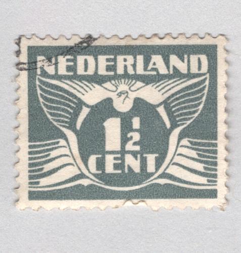 Netherlands Used Wings 1 1/2 cent grey (BP88517)