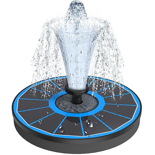 Yzert Solar Fountain Upgraded High Efficiency Glass Solar Panel Solar Bird Ba...