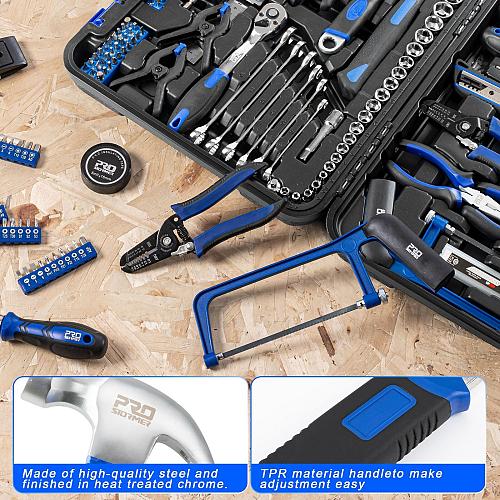 Prostormer 259-Piece Tool Kit General Household Tool Set with Plastic Storage...
