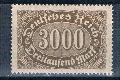 Germany 206 MLH Numeral 3000 1922 (G0553)+