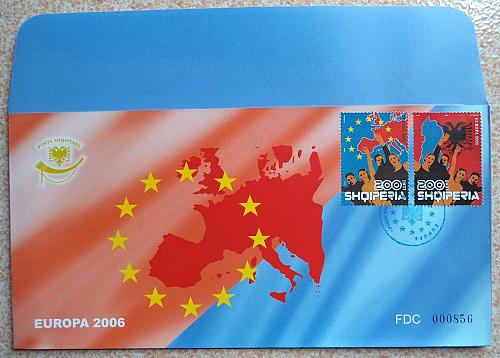 Albania Stamps 2006 - Europe CEPT. Europa Integration - FDC Set MNH.