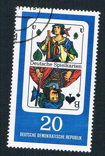 Germany DDR 943 Used Playing Cards 1967 (BP83503)