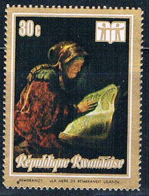 Rwanda 507 Unused Painting Rembrandt mother (R0319)+