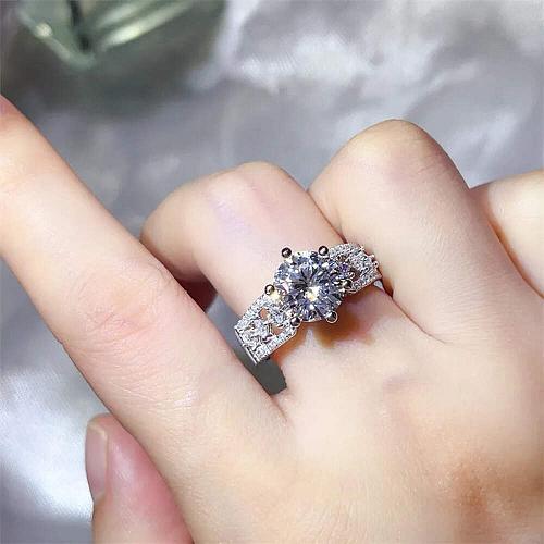 3 Carat 925 Sterling Silver Moissanite Ring