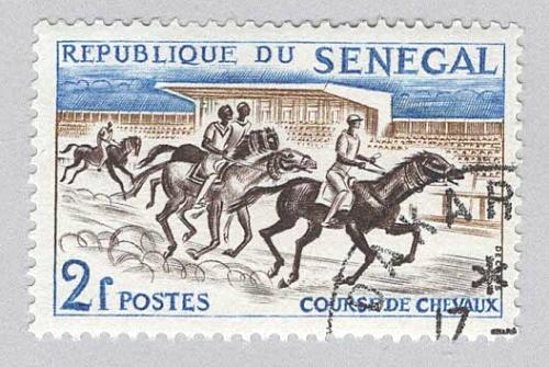 Senegal 204 Horse Racing Used 1 (BP95318)